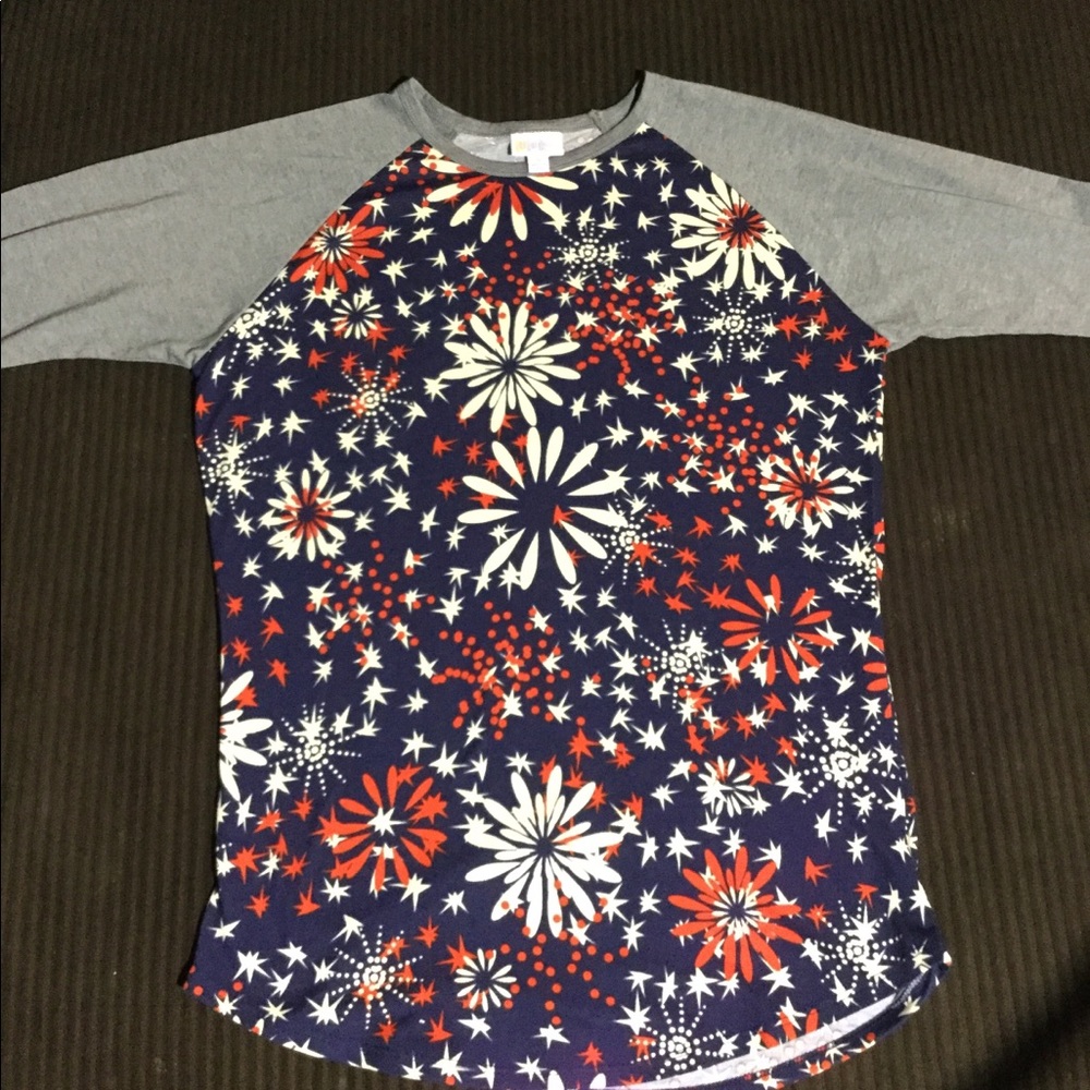 Lularoe Randy Fit Floral Design.